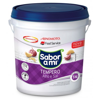 12468 - tempero Sabor a Mi Alho e sal 5kg