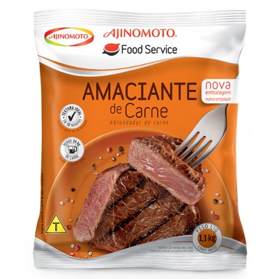 12483 - amaciante de carne Ajinomoto 1,1kg amacia 36kg