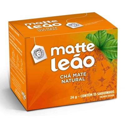 12510 - chá mate natural Leão 15 envelopes