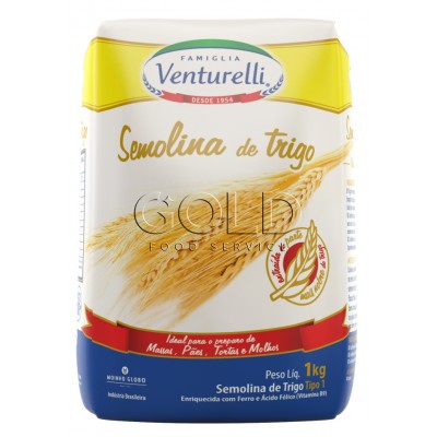 12580 - semolina de trigo 1kg Famiglia Venturelli