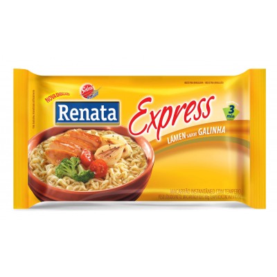 12592 - macarrão instantâneo sabor galinha Renata 85g