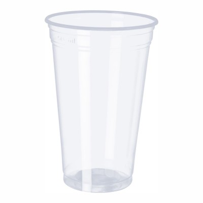 13069 - copo descartável 500ml transparente liso PP Copobras 50un PPT550 (tampas 2414/3901/3902)