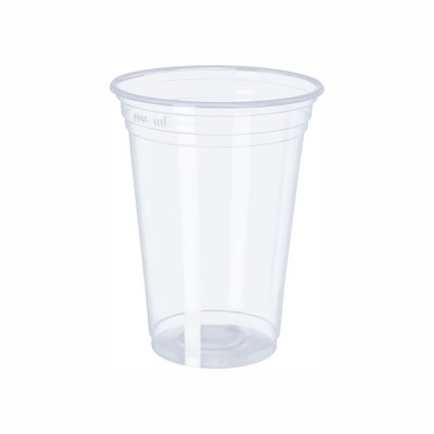 13070 - copo descartável 300ml transparente liso PP Copobras 50un PPT330 (tampa 2149)