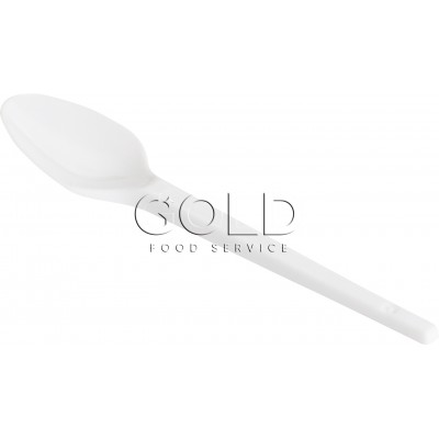 13088 - colher descartável sobremesa branca Strawplast 1.000un