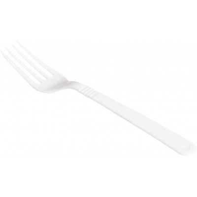 13189 - garfo descartável refeição forte branco Strawplast 500un