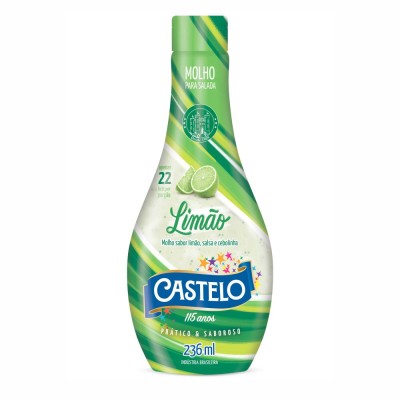 13329 - molho para salada limão Castelo 236ml