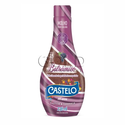 13330 - molho para salada balsâmico Castelo 236ml