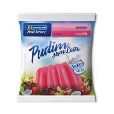 13354 - pudim sem leite coco Nutrimental 520g rende 81 porções de 80ml