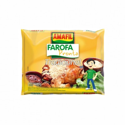 13550 - farofa mandioca tradicional Amafil 500g
