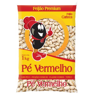 13561 - feijão carioca Pé Vermelho 1kg