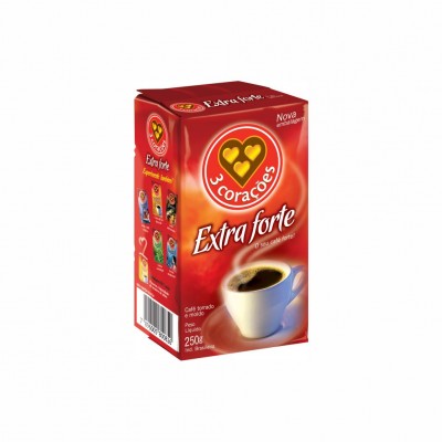 13639 - café extra forte 250g 3 Corações vácuo