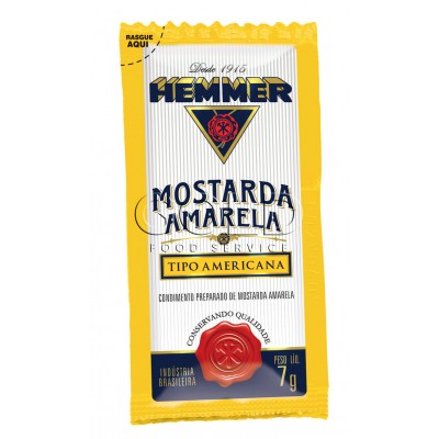 13643 - sachê mostarda amarela Hemmer 190 x 7g