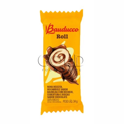 13793 - rocambole Roll cake chocolate Bauducco 15 x 34g