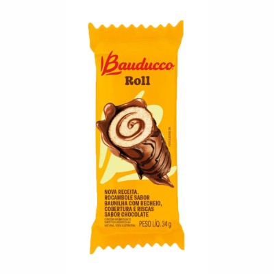 13793 - rocambole Roll cake chocolate Bauducco 15 x 34g