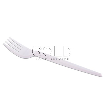 13844 - garfo descartável refeição premium branco Prafesta 1.000un