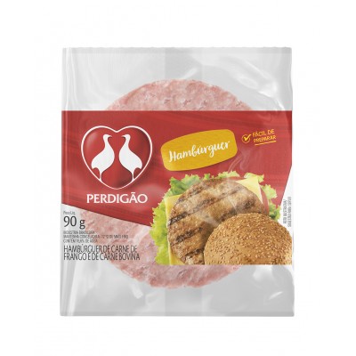 13853 - hambúrguer Frango/bovino 36 x 90g Perdigão
