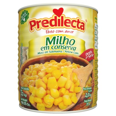 13873 - milho Predilecta lata 2kg