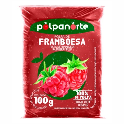 13899 - polpa de framboesa polpanorte 10 x 100g