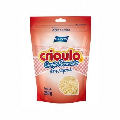 13954 - queijo parmesão fiapos Crioulo 250g