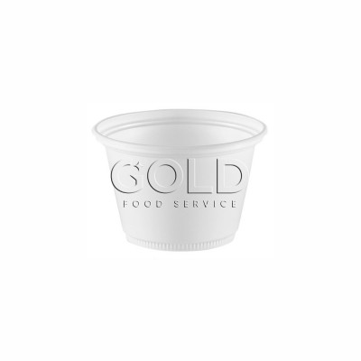 14025 - pote 100ml branco redondo sem tampa Copaza 100un (tampa 16420)
