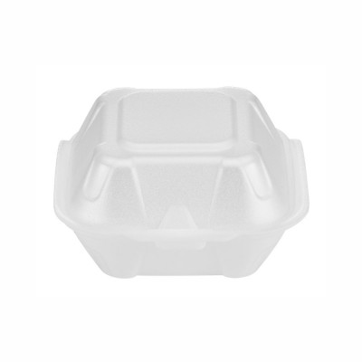 14043 - hamburgueira isopor 02 branca funda Bom Apetite 100un 15,4 x 15 x 9cm bhf02fd