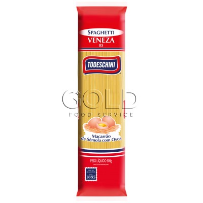 14148 - macarrão espaguete ovos Veneza 05 Todeschini 500g