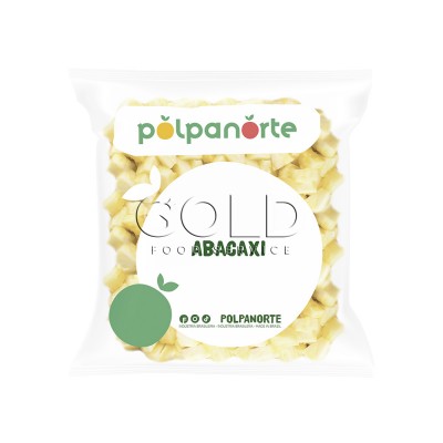 14151 - fruta congelada abacaxi em cubos IQF polpanorte 1,02kg