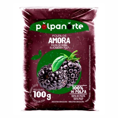 14180 - polpa de amora polpanorte 10 x 100g