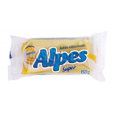 14183 - sabão barra Alpes embalagem unitária de 150g