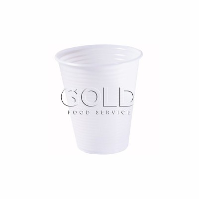 14258 - copo descartável 180ml branco PS Cristalcopo 100un cc-180br (tampa 4389)