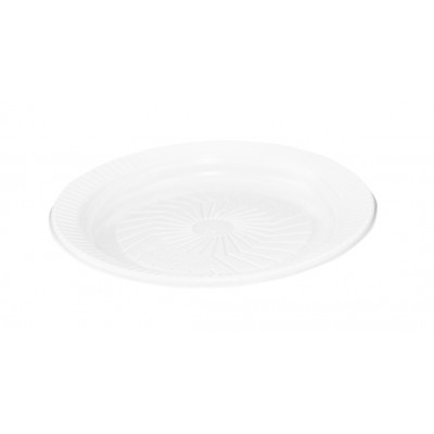 14261 - prato descartável raso branco 15cm Cristalcopo 10un premium-15br