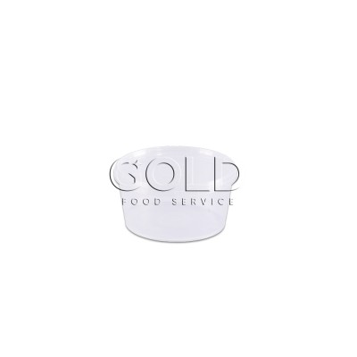 14336 - pote 250ml transparente redondo com tampa com lacre freezer/micro Prafesta 10un