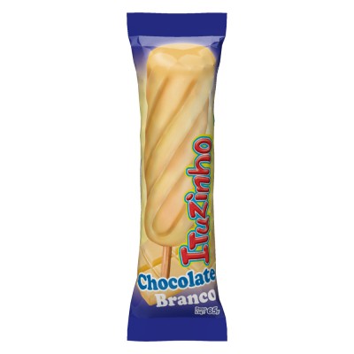 14367 - embalagem P/picolé Ituzinho choc. bran 240un 7,00 x 21,5 cm Bopp perolizado Rio Novo
