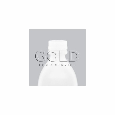 Frasco 300ml quadrado com tampa transparente com lacre Orien 100un