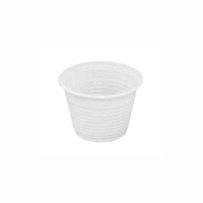 14430 - pote 100ml branco PS Cristalcopo 100un P-100br (tampa 14389)