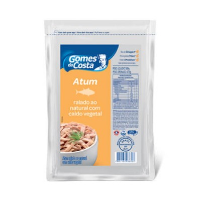 14597 - atum ralado ao natural Gomes da Costa bag 475g