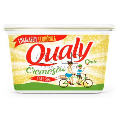 15421 - margarina com sal 80% lipídios Qualy 1kg