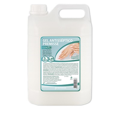 15464 - álcool gel 70 graus antisséptico Clean 70 Premisse 5L