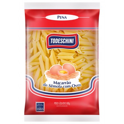 15569 - macarrão penne ovos Todeschini 500g