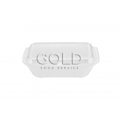 15586 - lancheira isopor tampa articulada 01 Bom Apetite 100un 22,5 x 16,9 x 7cm BH101