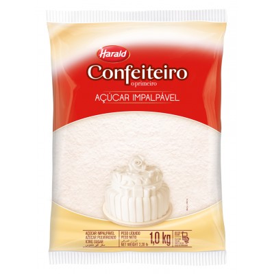 15930 - açúcar Confeiteiro impalpável 1kg Harald