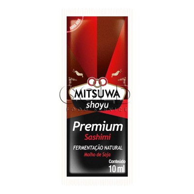15952 - sachê molho shoyu premium sashimi Mitsuwa 250 x 8ml