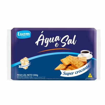 16064 - biscoito água e sal Luam 300g