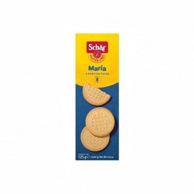 16207 - biscoito Maria 3 x 42g sem glúten Schär 125g