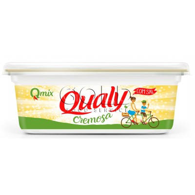 16238 - margarina com sal 80% lipídios Qualy 250g