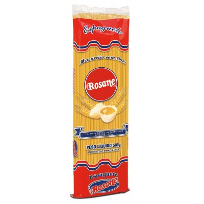 16323 - macarrão espaguete ovos Rosane 500g