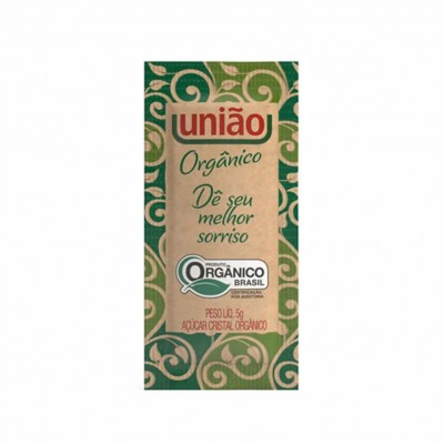 16333 - sachê açúcar orgânico União 400 x 5g