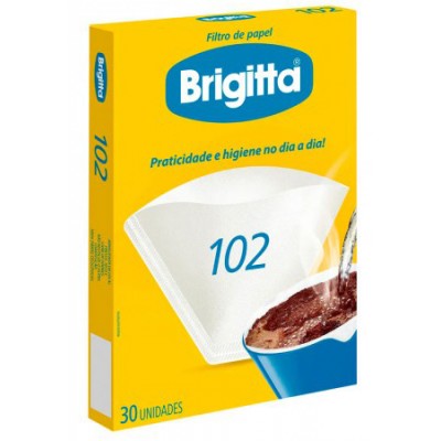 16345 - filtro papel 102 Brigitta 30un