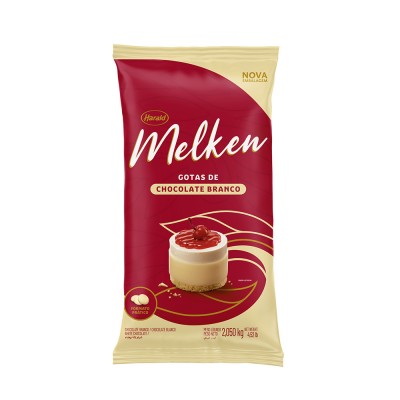 16369 - chocolate branco gotas 2,05kg Melken Harald