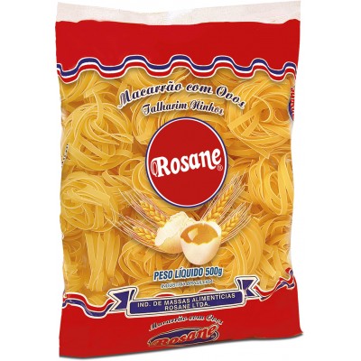 16440 - macarrão talharim ninhos ovos Rosane 500g